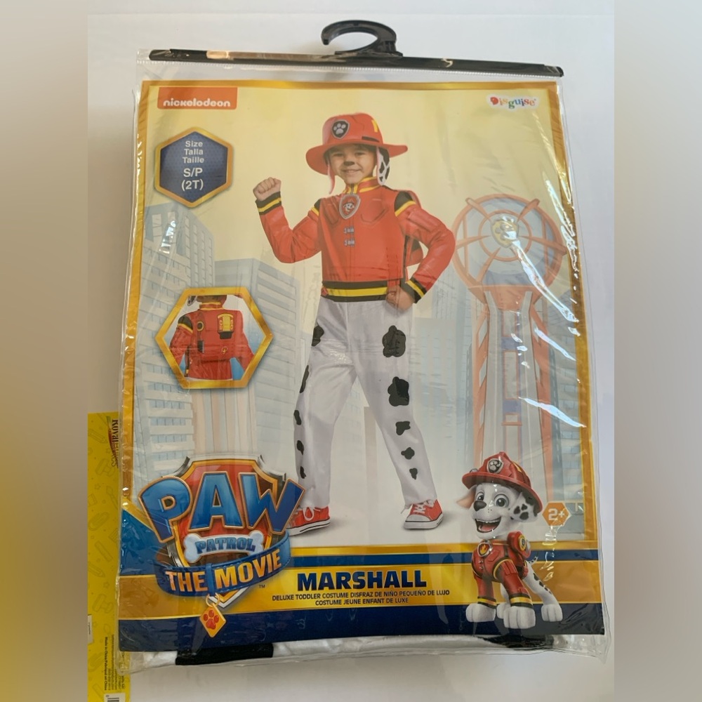 NWT Paw Patrol Marshall Halloween Costume